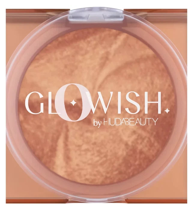 Huda Beaty GloWish Soft Radiance Bronzing Powder Mini 04 Deep Tan