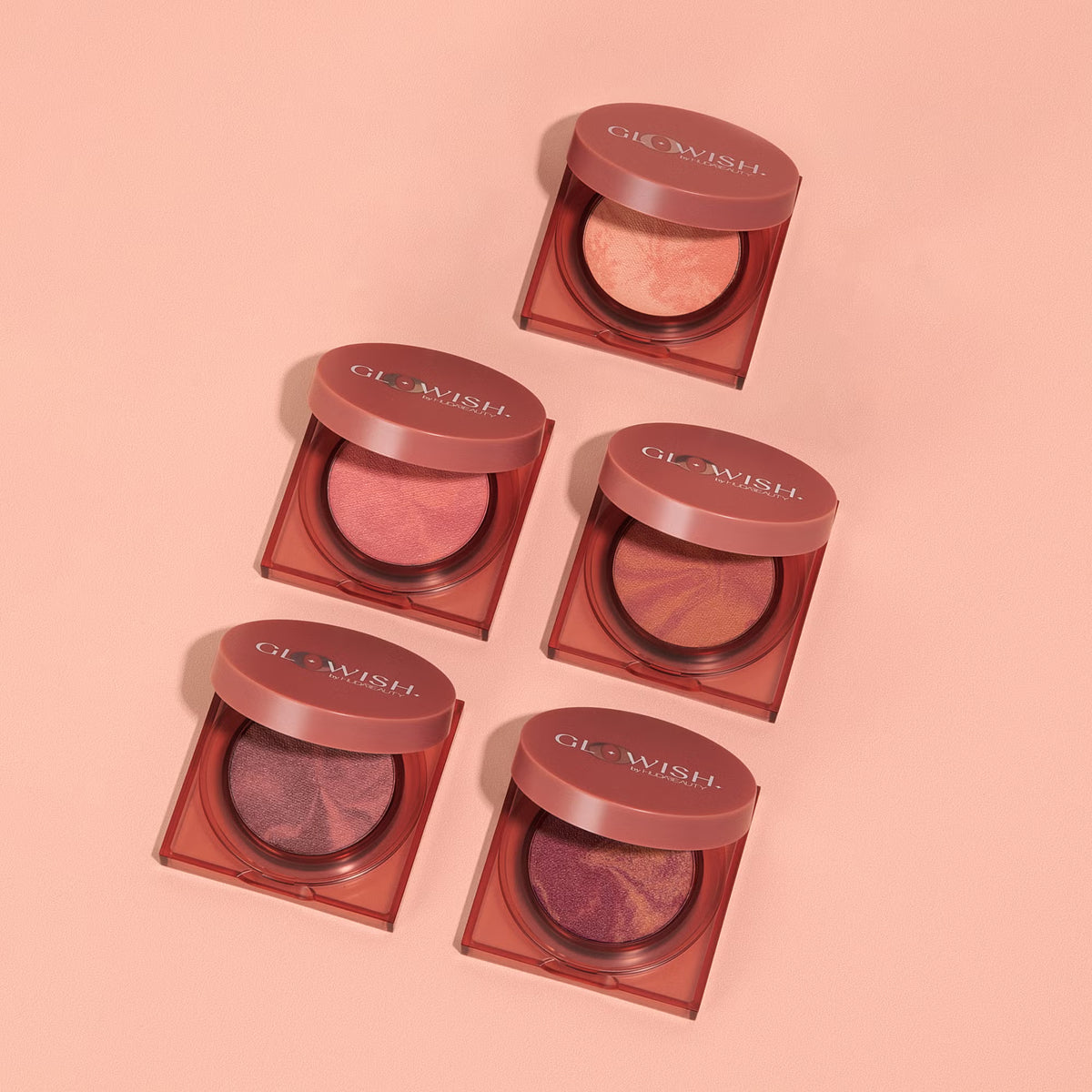 HUDA BEAUTY GloWish Cheeky Vegan Blush Powder, MILKY ROSE