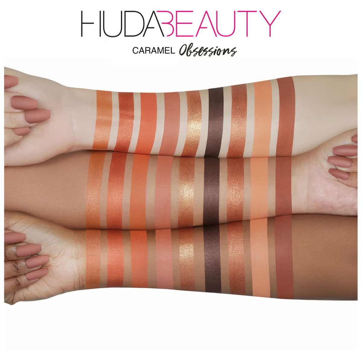 Huda Beauty Caramel Brown Obsessions Eyeshadow Palette