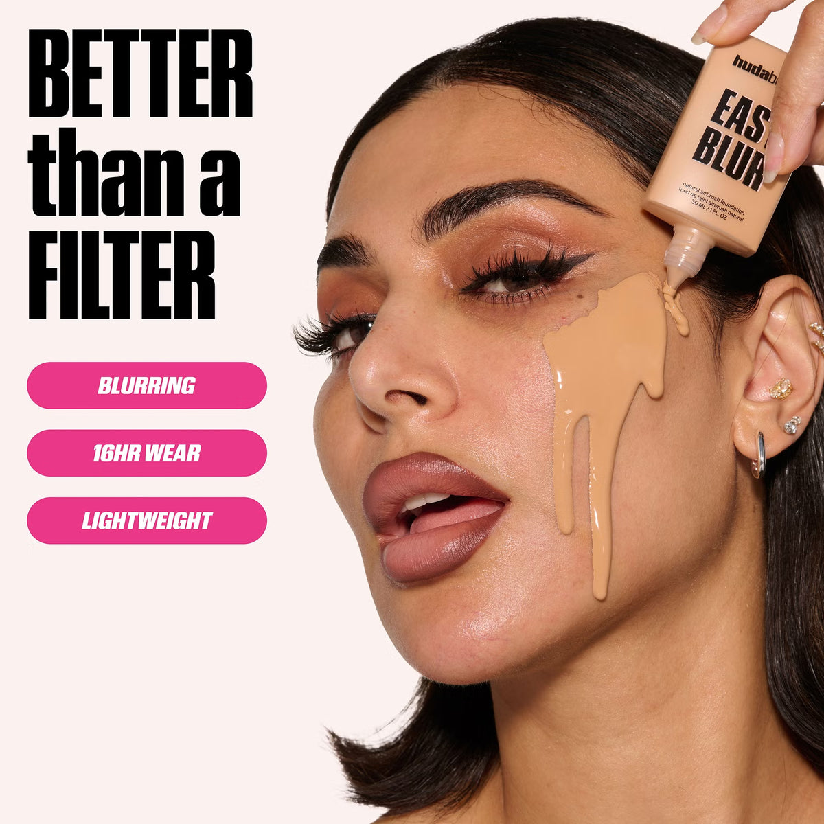 Huda Beauty Easy Blur Foundation - 100B - Milkshake
