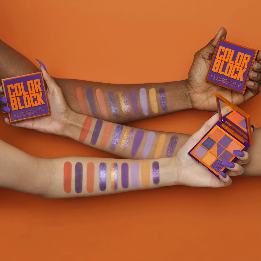 Huda Beauty Color Block Obsessions Palette: Purple & Orange