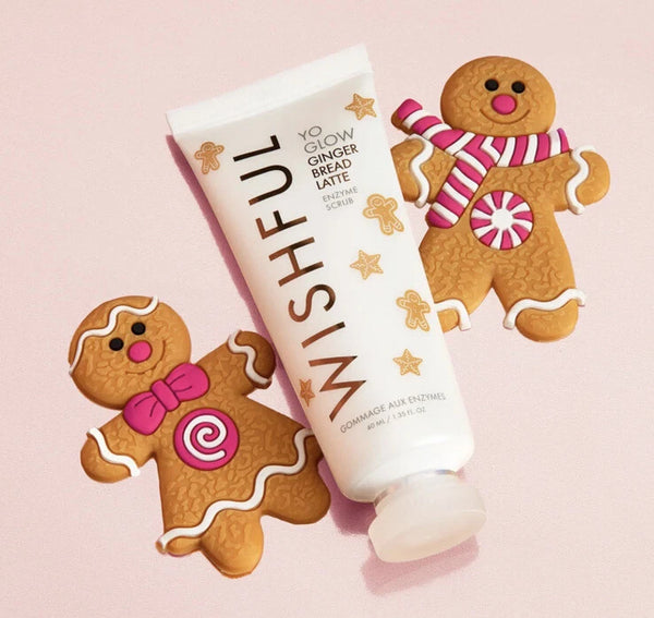 WISHFUL Yo Glow Gingerbread Latte Scrub 40ml unused, genuine