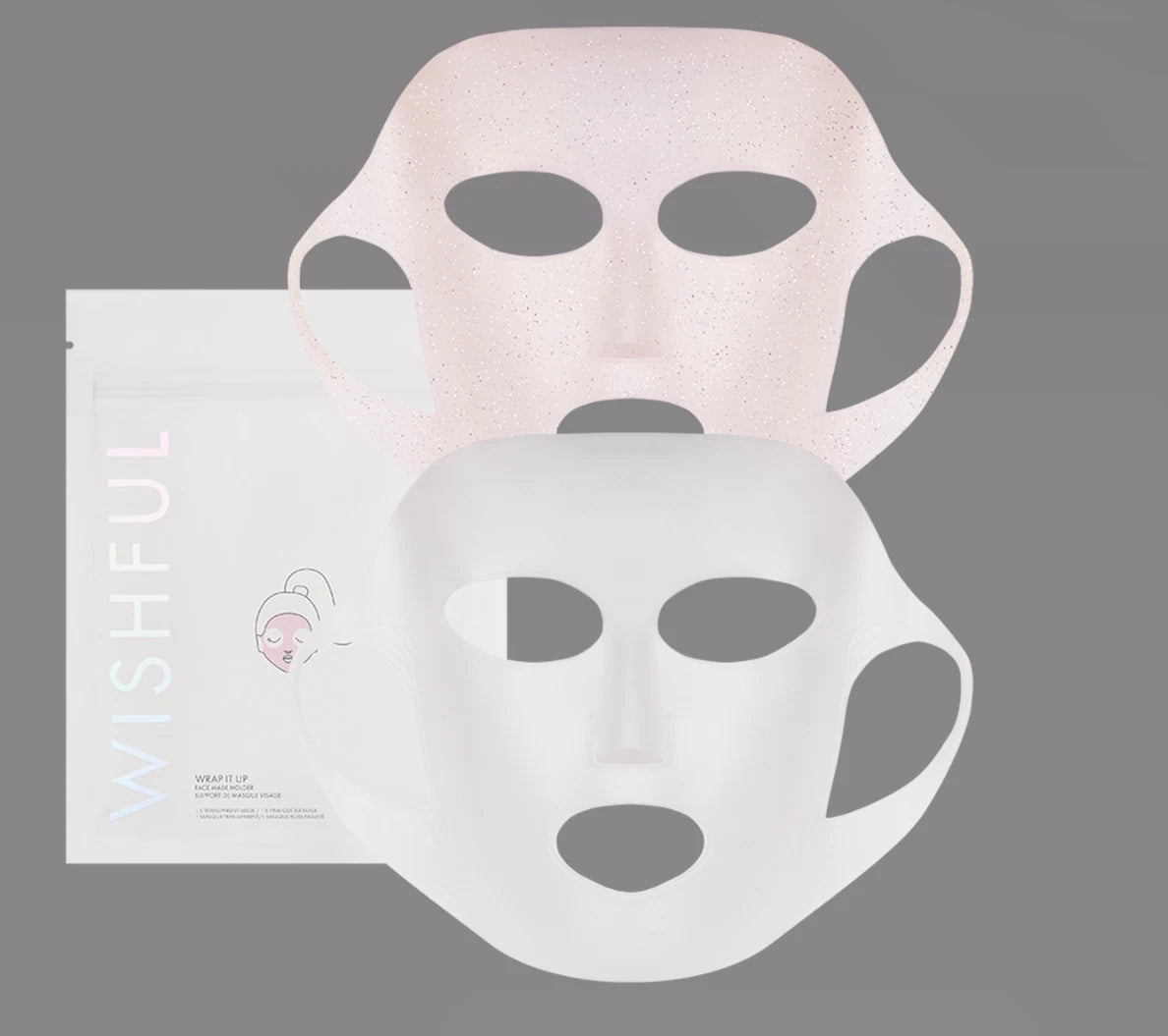 Wishful WRAP IT UP - Face Mask Holder - Reusable - 2 Masks Size LARGE