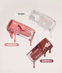 Huda Beauty Glossiest Gloss Set Mini Lip Kit X3