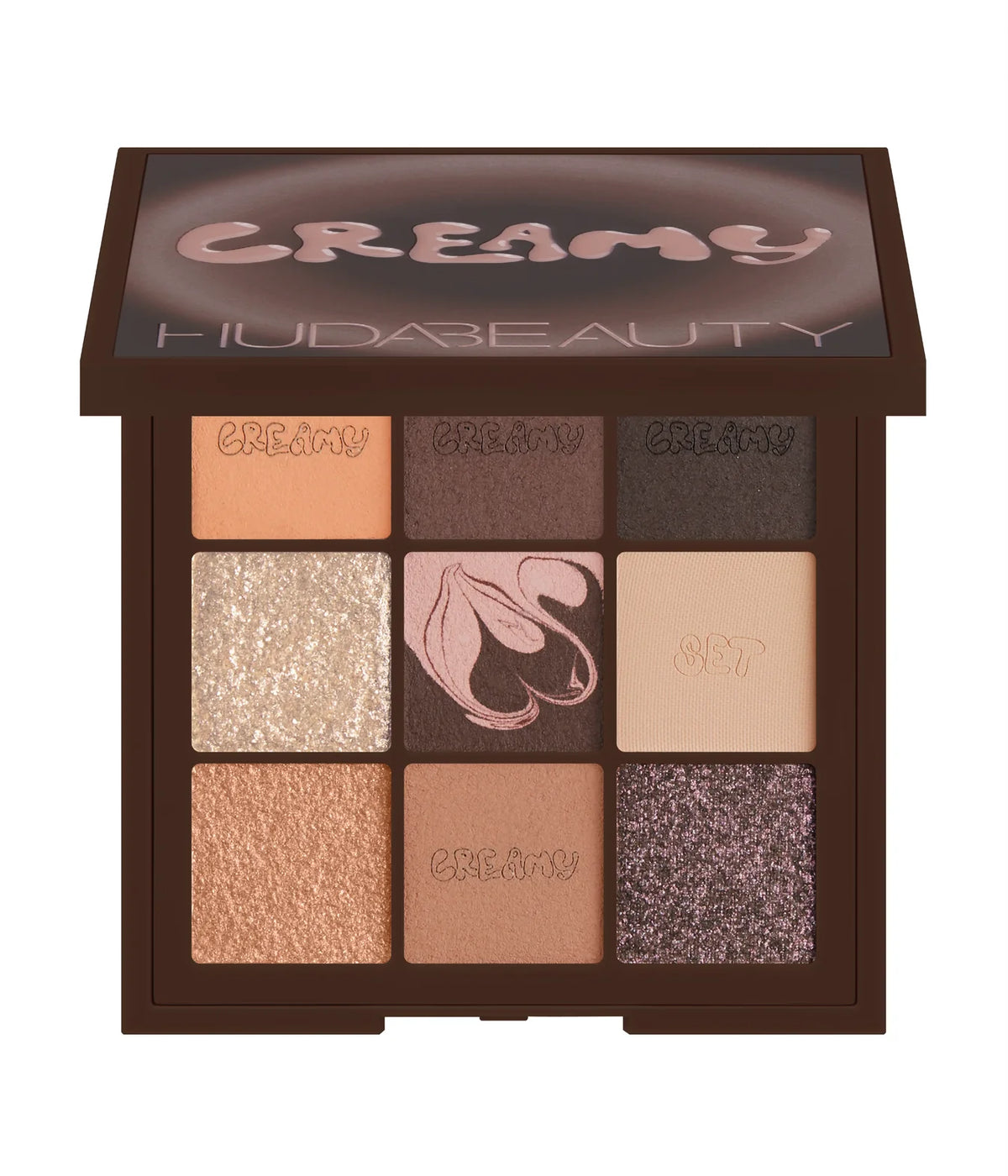 Huda Beauty Eyeshadow Palette Obsessions Creamy 8.22g (Neutral Brown)