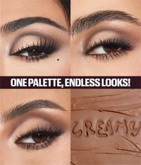 Huda Beauty Eyeshadow Palette Obsessions Creamy 8.22g (Neutral Brown)