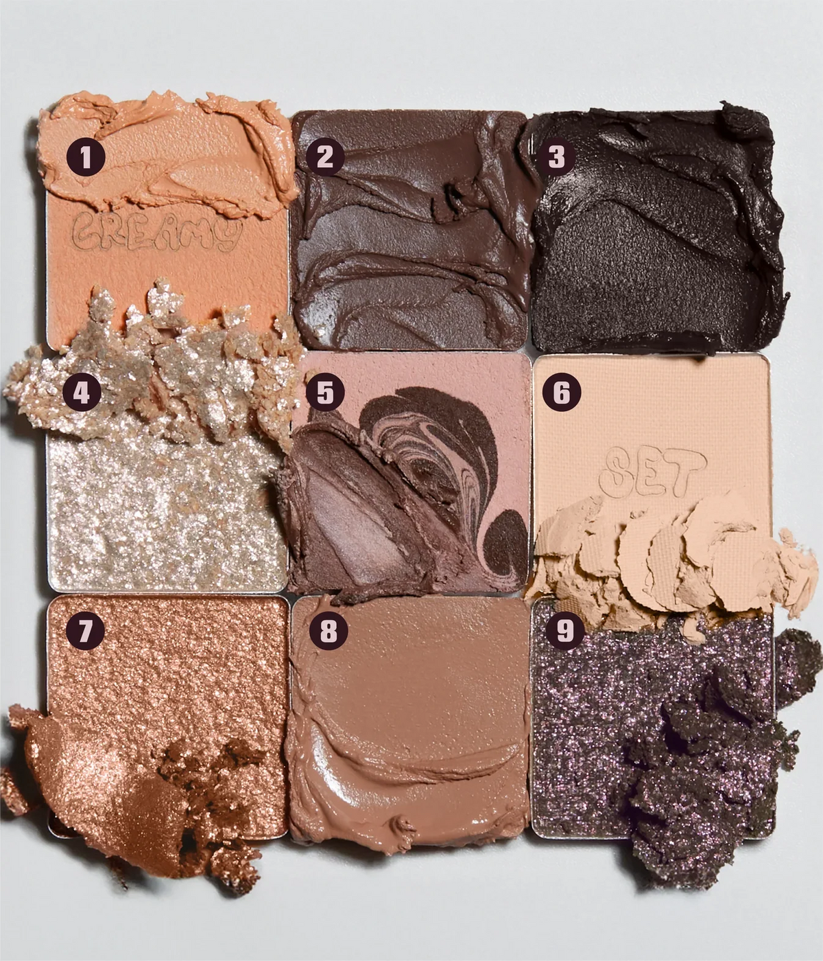 Huda Beauty Eyeshadow Palette Obsessions Creamy 8.22g (Neutral Brown)