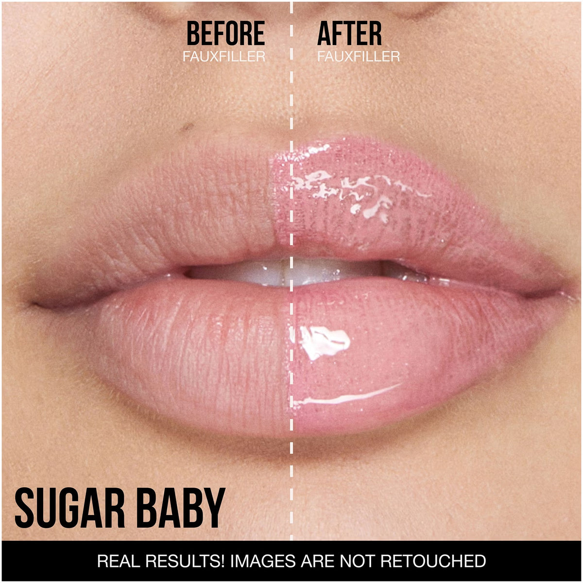 Huda Beauty Faux Filler Extra Shine Lip Gloss - Sugar Baby