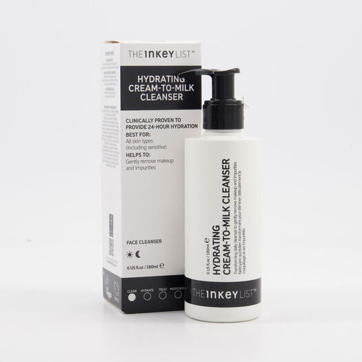 The Inkey List  Hydrating Cream to Milk Cleanser 180ml